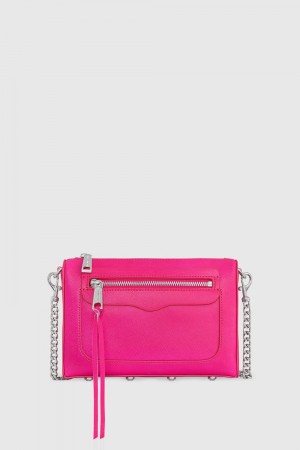 Rebecca Minkoff Avery Crossbody Umhängetasche Damen Flamingo | ETM645037