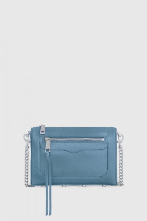 Rebecca Minkoff Avery Crossbody Umhängetasche Damen Blau | DHE173809