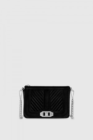 Rebecca Minkoff Chevron Quilted Mini Love Crossbody Umhängetasche Damen Mehrfarbig | PIS394675