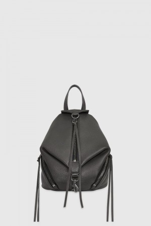 Rebecca Minkoff Convertible Mini Julian Backpack Rucksäcke Damen Dunkelgrau | ZUI869513