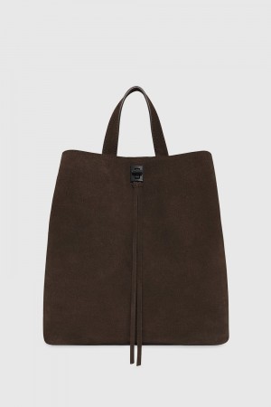 Rebecca Minkoff Darren Medium Backpack Rucksäcke Damen Espresso | QIA486132