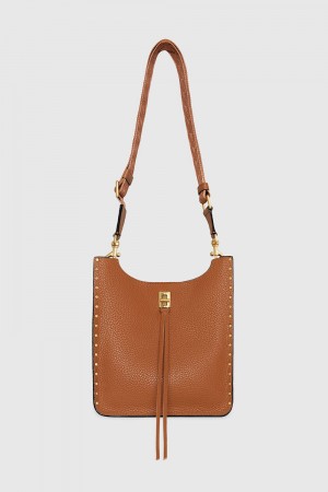 Rebecca Minkoff Darren Medium Feed New Arrivals Damen Caramello | QJM627108