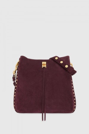 Rebecca Minkoff Darren Shoulder Bag Schultertasche Damen Dunkelrot | YIG632918