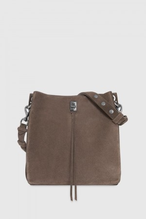Rebecca Minkoff Darren Shoulder Bag Schultertasche Damen Grau | ZPJ179340