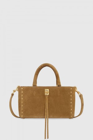 Rebecca Minkoff Darren Top Handle Crossbody Umhängetasche Damen Orange | BTM128765