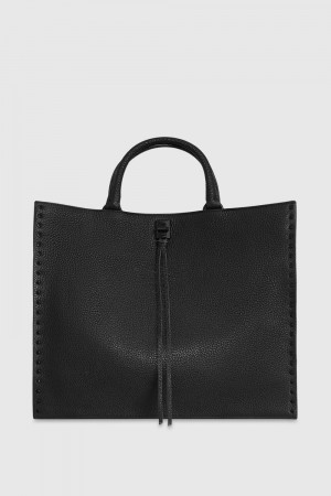 Rebecca Minkoff Darren Tote Tragetaschen Damen Schwarz Schwarz | INB084635