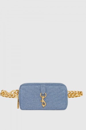 Rebecca Minkoff Edie Belt Bag Gürteltasche Damen Blau | GXD713842