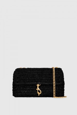 Rebecca Minkoff Edie Medium Crossbody Umhängetasche Damen Schwarz | GOQ943706