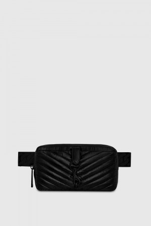 Rebecca Minkoff Edie Nylon Belt Bag Gürteltasche Damen Schwarz | UFQ185940