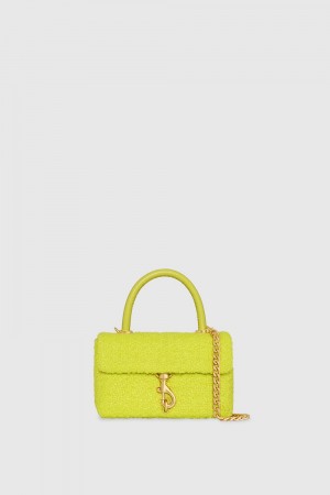 Rebecca Minkoff Edie Top Handle New Arrivals Damen Chartreuse | IAM026531