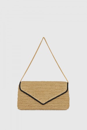 Rebecca Minkoff Envelope Clutch Unterarmtasche-Taschen Damen Schwarz | NSM672318