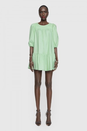 Rebecca Minkoff Felicity Dress Kleid Damen Mintfarben | ZRA382419