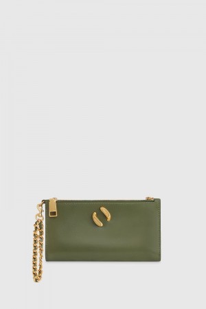 Rebecca Minkoff Infinity Wristlet New Arrivals Damen Olivgrün | BUK834690