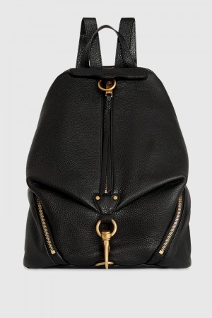 Rebecca Minkoff Jumbo Julian Backpack Rucksäcke Damen Schwarz | SGO861592