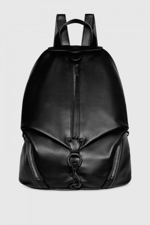 Rebecca Minkoff Jumbo Julian Backpack Rucksäcke Damen Schwarz Schwarz | MFY780145