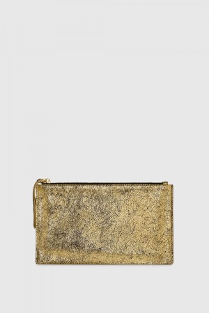 Rebecca Minkoff Large Pouch Unterarmtasche-Taschen Damen Gold | UJA586029