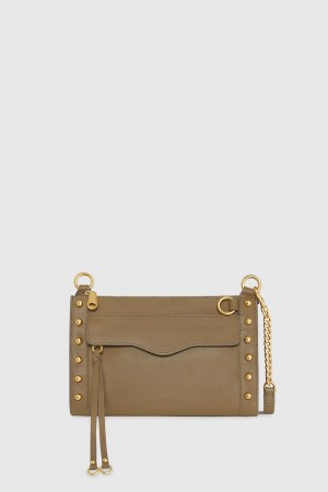 Rebecca Minkoff M.A.B. Crossbody With Studs Umhängetasche Damen Surplus | HAW653829