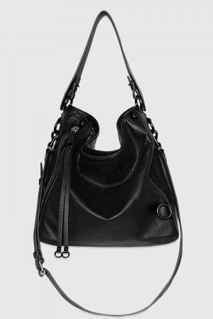 Rebecca Minkoff M.A.B. Hobo Schultertasche Damen Schwarz Schwarz | XVU278459