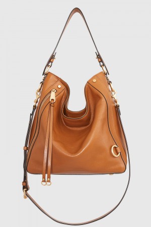 Rebecca Minkoff M.A.B. Hobo Schultertasche Damen Caramello/Antique Brass | XIS945068
