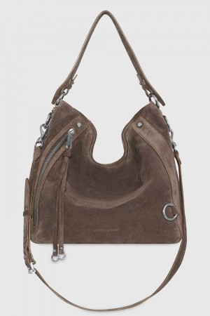 Rebecca Minkoff M.A.B. Hobo Schultertasche Damen Grau | WAM248950