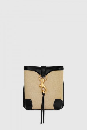 Rebecca Minkoff Megan Mini Feed Umhängetasche Damen Schwarz | JHX912658
