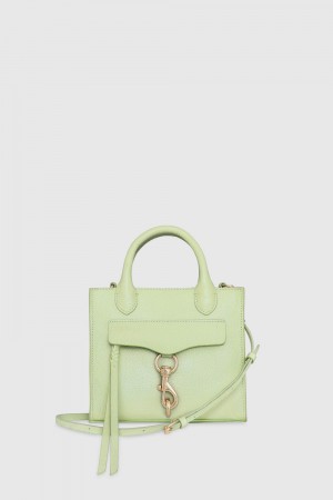 Rebecca Minkoff Megan Mini Tote Top Handle Bags Damen Mintfarben | ZPR246935