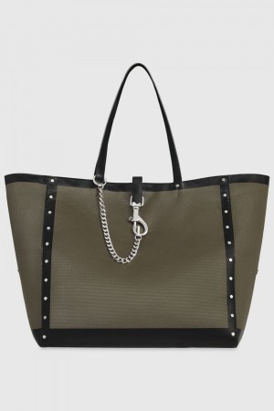 Rebecca Minkoff Megan Weekender Tote Tragetaschen Damen Silber | WHN035867