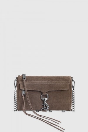 Rebecca Minkoff Mini M.A.C. Umhängetasche Damen Grau | GEL047658