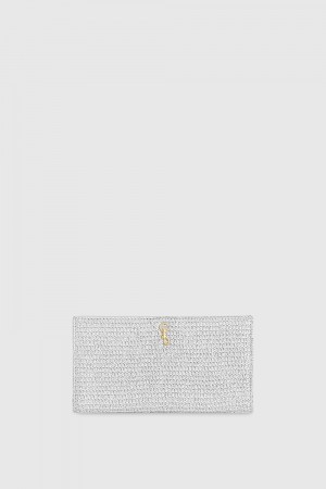 Rebecca Minkoff Soft Wallet On A Chain Unterarmtasche-Taschen Damen Silber | WPL375840