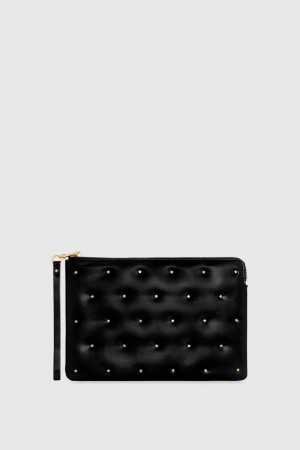 Rebecca Minkoff Star Studded Wristlet Unterarmtasche-Taschen Damen Schwarz | NMD759416