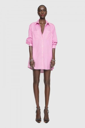 Rebecca Minkoff Tori Dress Kleid Damen Hell | CQT793602