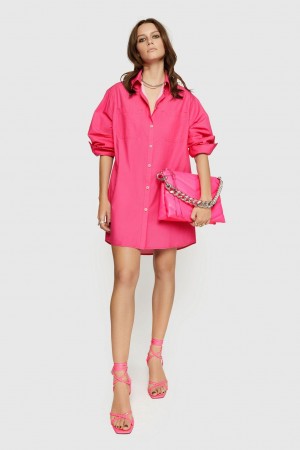 Rebecca Minkoff Tori Dress Kleid Damen Rosa | ORX321045