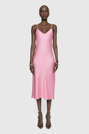 Rebecca Minkoff Verona Slip dress Kleid Damen Hell | VHT058342