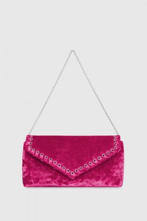 Rebecca Minkoff Whip Clutch Unterarmtasche-Taschen Damen Rosa | PRN539670